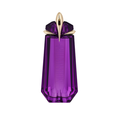 Amethyst Bloom Forbidden Grace Eau de Parfum bottle by Fragrance Emporium, shown on a white background in radiant purple glass

