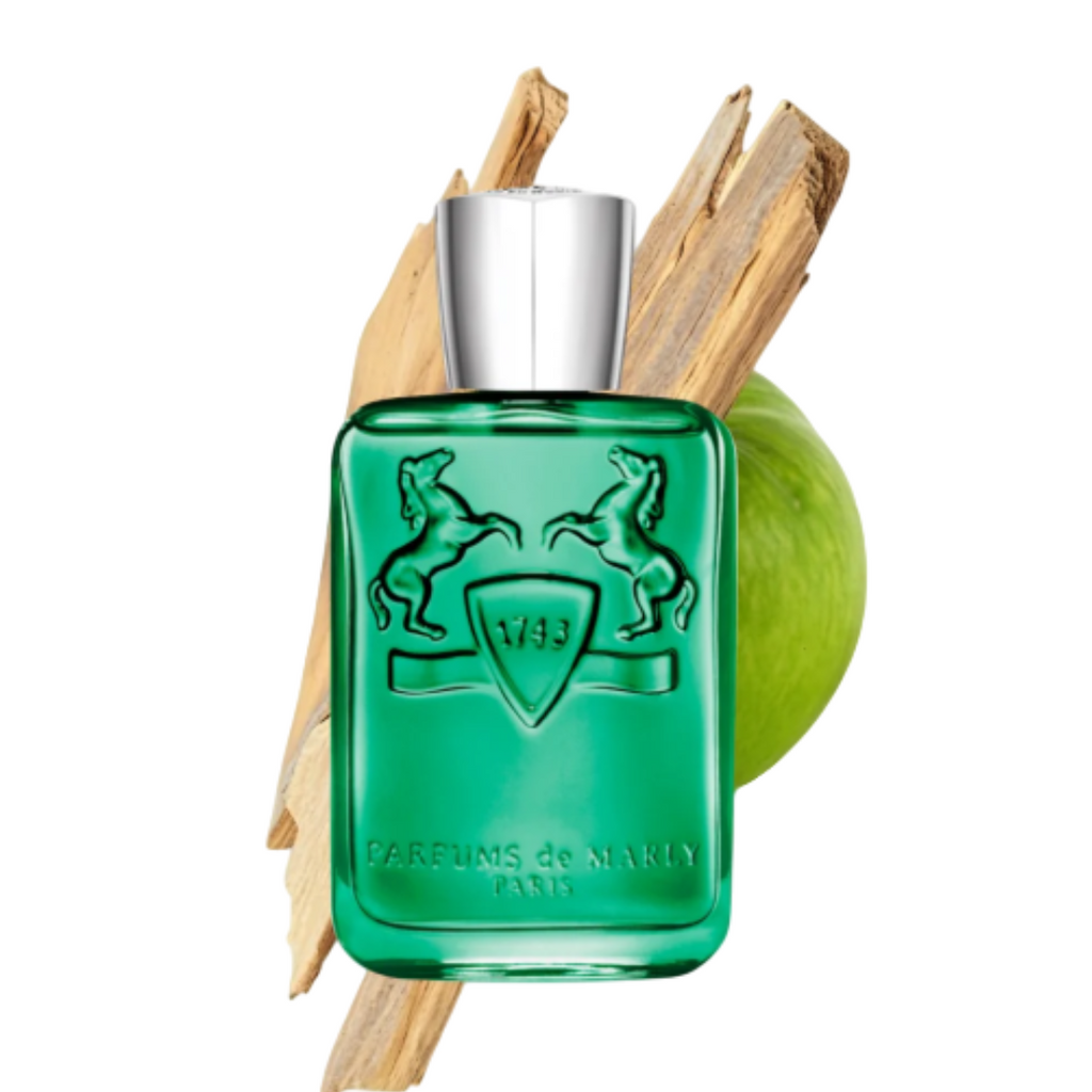 Fragrance Emporium – Parfums de Marly Greenley Eau de Parfum bottle with lime fruit and cedarwood, reflecting its citrus top notes and woody aromatic base.