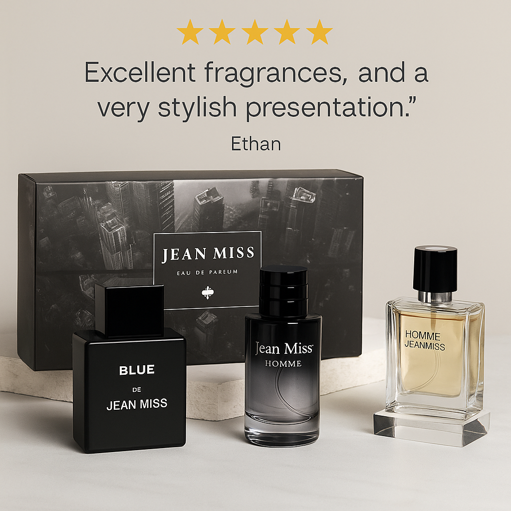 Jean Miss Legends by Fragrance Emporium shown with a verified 5-star customer review, reinforcing product satisfaction and trust

