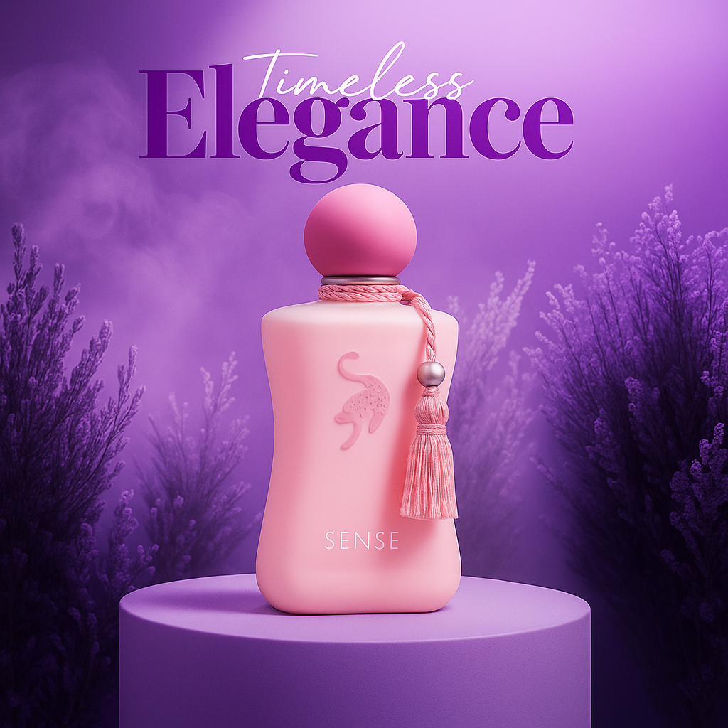 Velour Rose Arabian Nightfall perfume by Fragrance Emporium in a magical purple atmosphere with elegance branding

