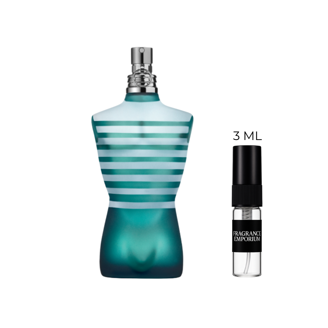 Jean Paul Gaultier Le Male Eau de Toilette sample set with fragrance vial – Fragrance Emporium