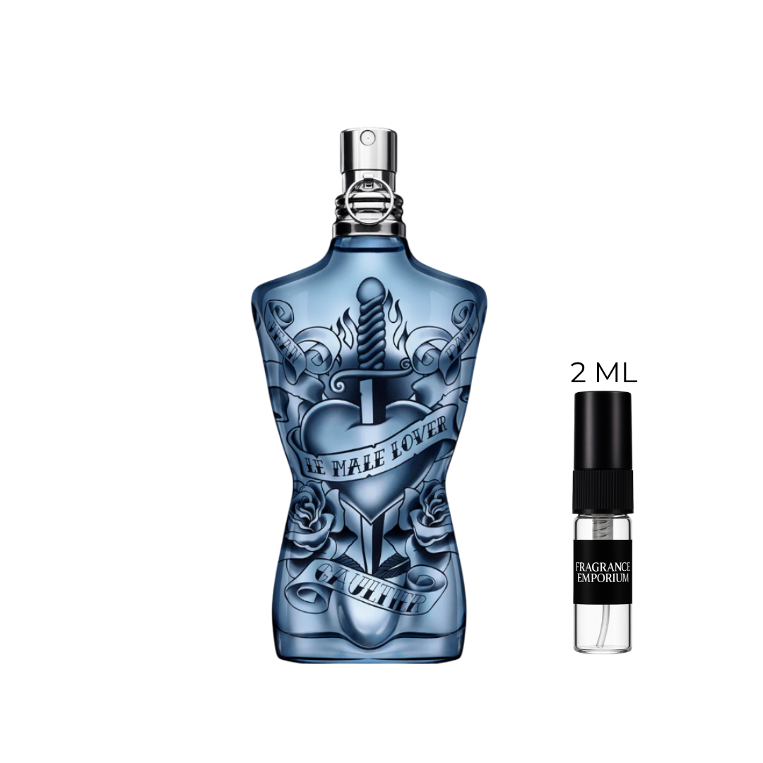 Jean Paul Gaultier Le Male Lover Eau de Parfum 2ml sample spray for men – Fragrance Emporium