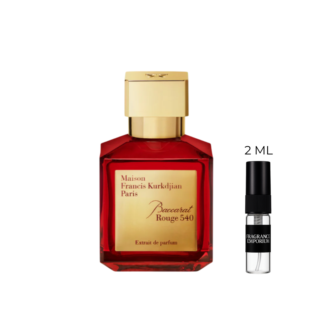 Maison Francis Kurkdjian Baccarat Rouge 540 2ml Eau de Parfum unisex sample – Fragrance Emporium