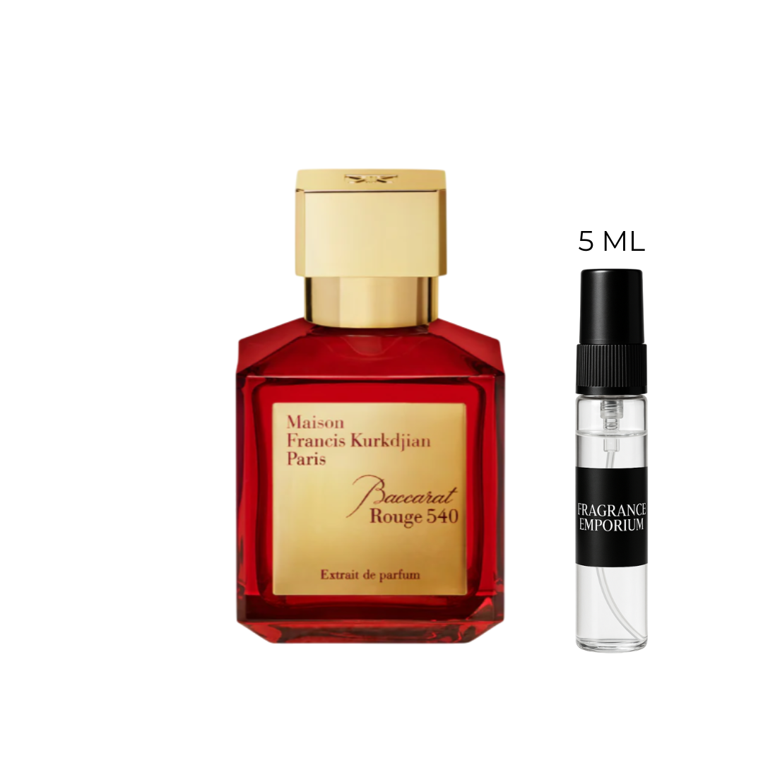 Maison Francis Kurkdjian Baccarat Rouge 540 5ml travel size decant – Fragrance Emporium