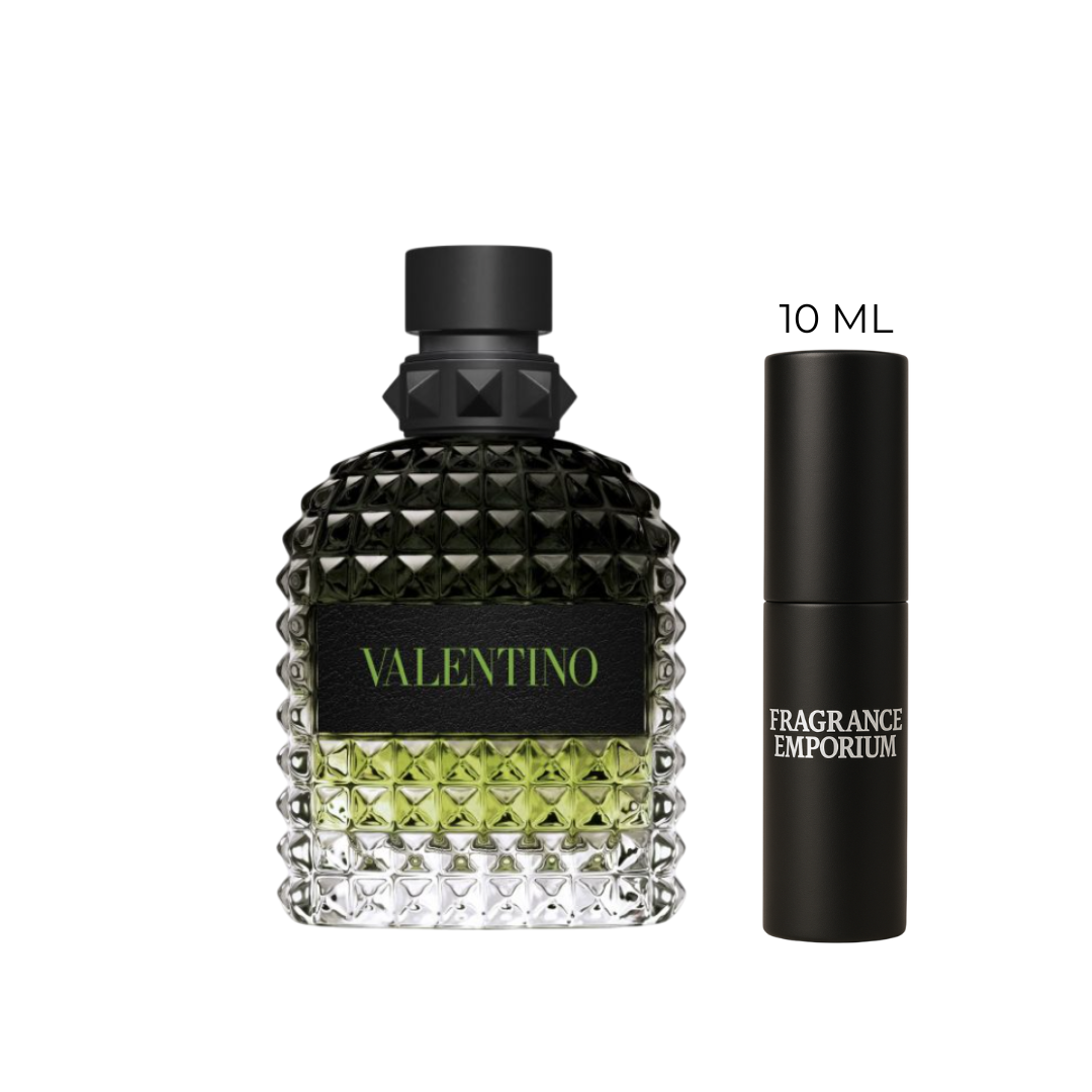 Valentino Uomo Born in Roma Green Stravaganza EDT travel spray perfume – Fragrance Emporium