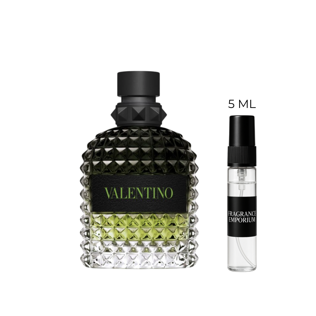 Valentino Uomo Born in Roma Green Stravaganza mini perfume sample bottle – Fragrance Emporium