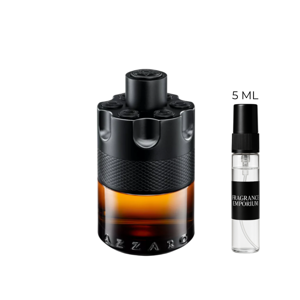 Azzaro The Most Wanted Parfum with decant sample – Fragrance Emporium premium men’s fragrance for fall and winter