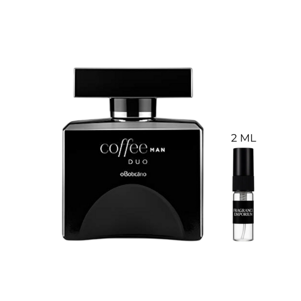 Coffee Man Duo Eau de Toilette sample 2ml decant with original bottle – Fragrance Emporium authentic men’s fragrance