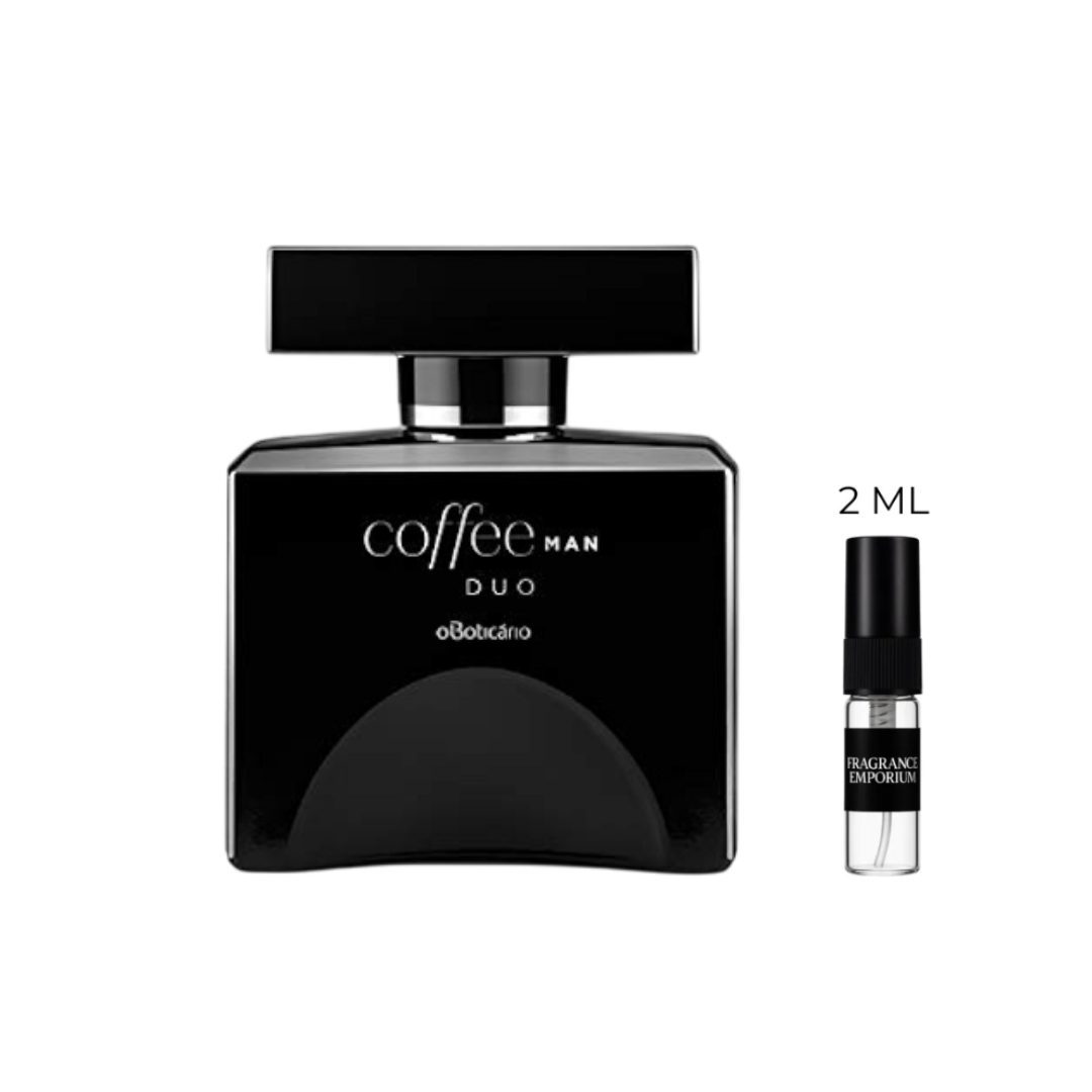 Coffee Man Duo Eau de Toilette sample 2ml decant with original bottle – Fragrance Emporium authentic men’s fragrance