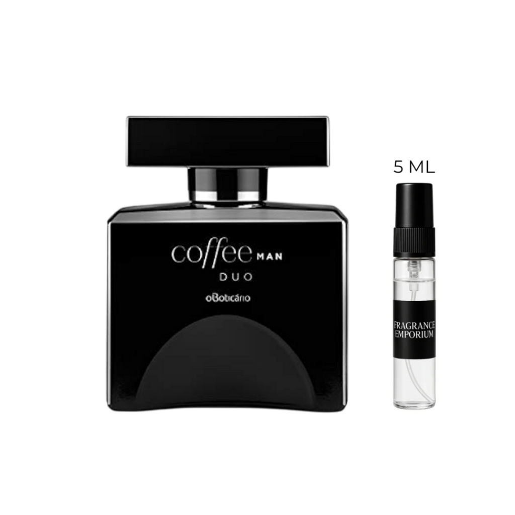 Coffee Man Duo Eau de Toilette with decant sample – Fragrance Emporium authentic men’s fragrance for evening wear