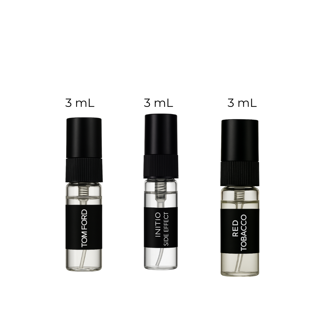 Dark Seduction EDP Trio 2ml fragrance sample decants – Fragrance Emporium authentic discovery set for men’s evening fragrances