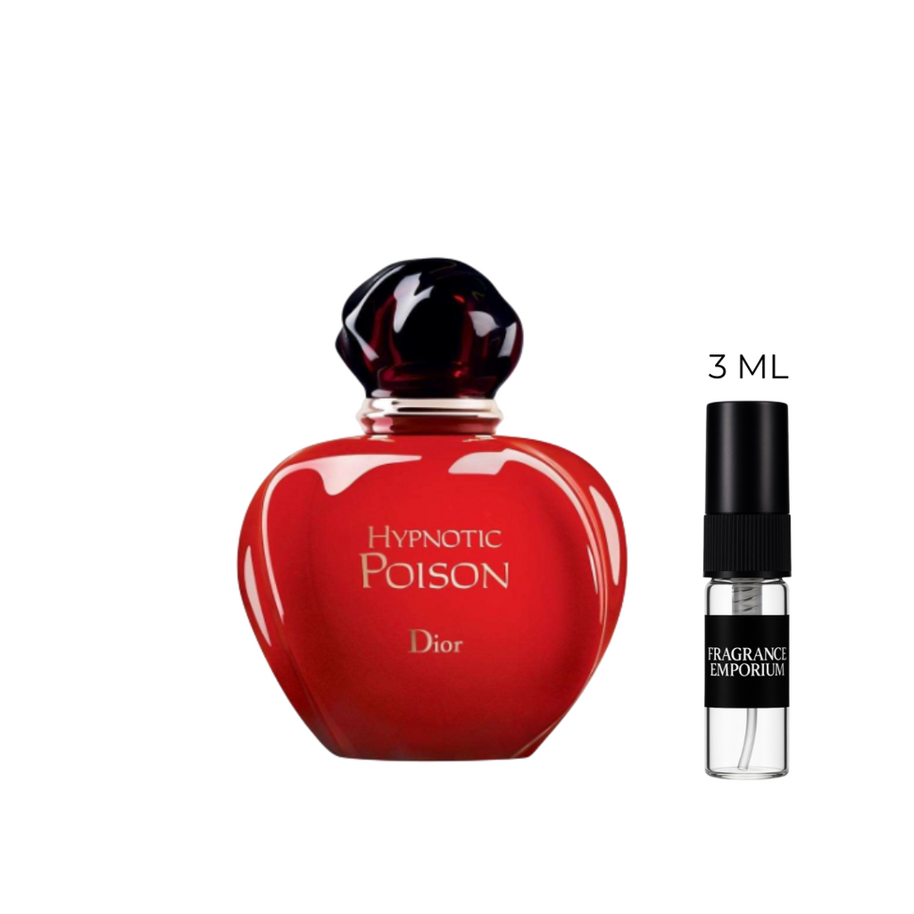 Dior Hypnotic Poison Eau de Toilette red apple-shaped bottle – iconic amber vanilla fragrance for women