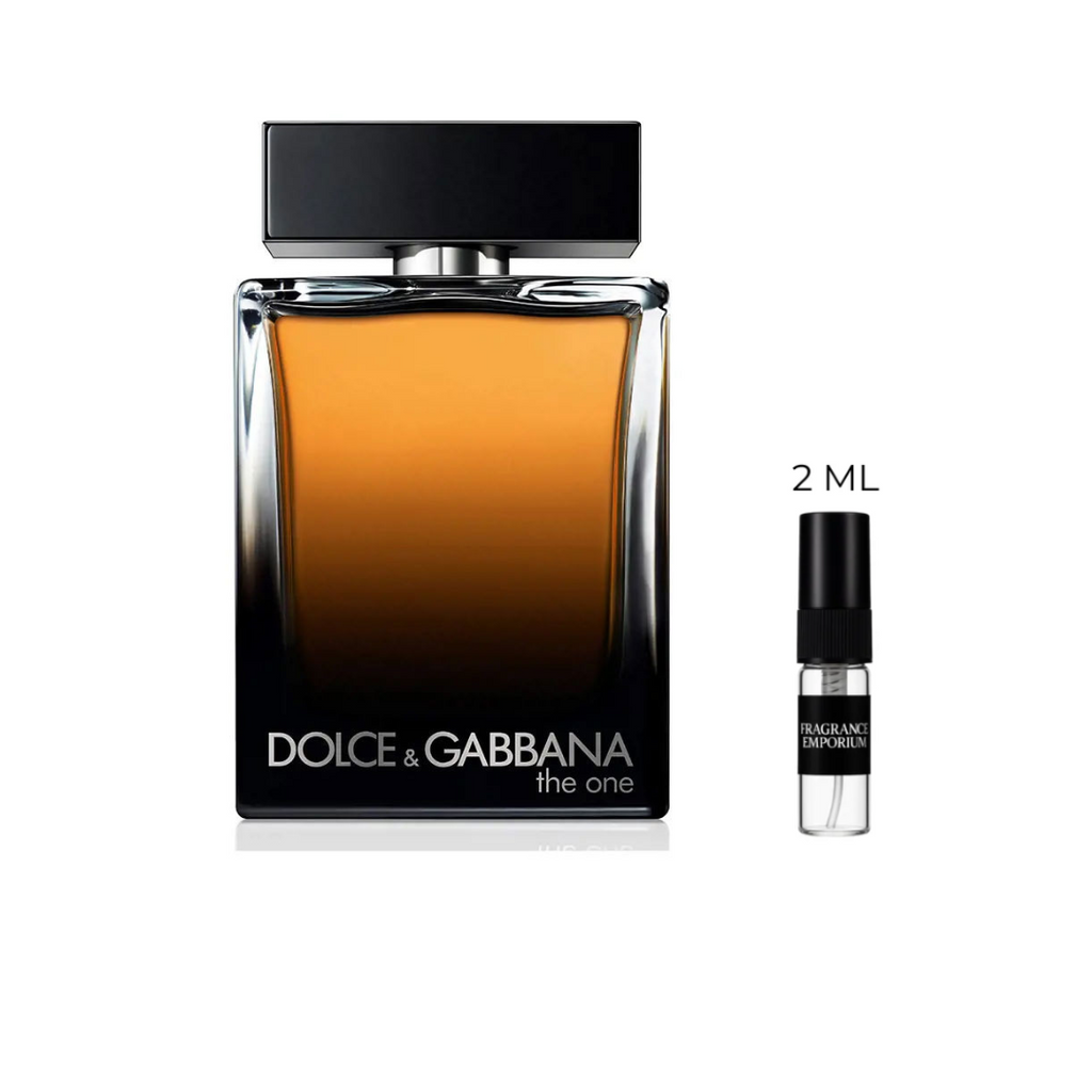 Dolce & Gabbana The One For Men Eau de Toilette sample 2ml decant with original bottle – Fragrance Emporium authentic fragrance