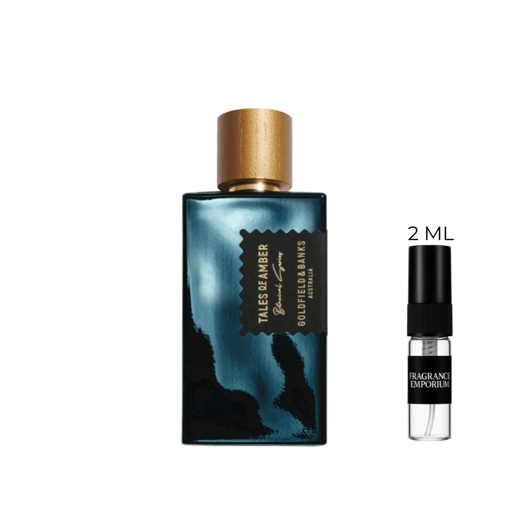 Goldfield & Banks Tales of Amber Eau de Parfum sample 2ml decant with original bottle – Fragrance Emporium authentic niche fragrance