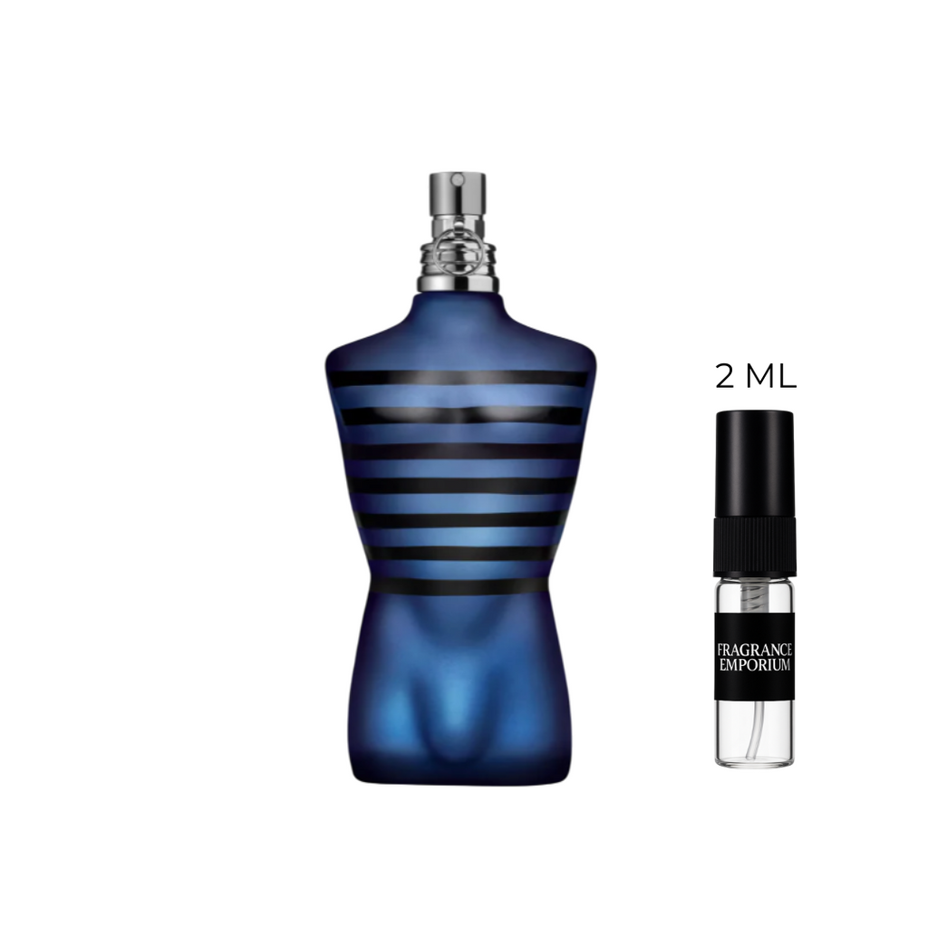 Jean Paul Gaultier Ultra Male Eau de Toilette Intense sample 2ml decant with original bottle – Fragrance Emporium authentic men’s fragrance