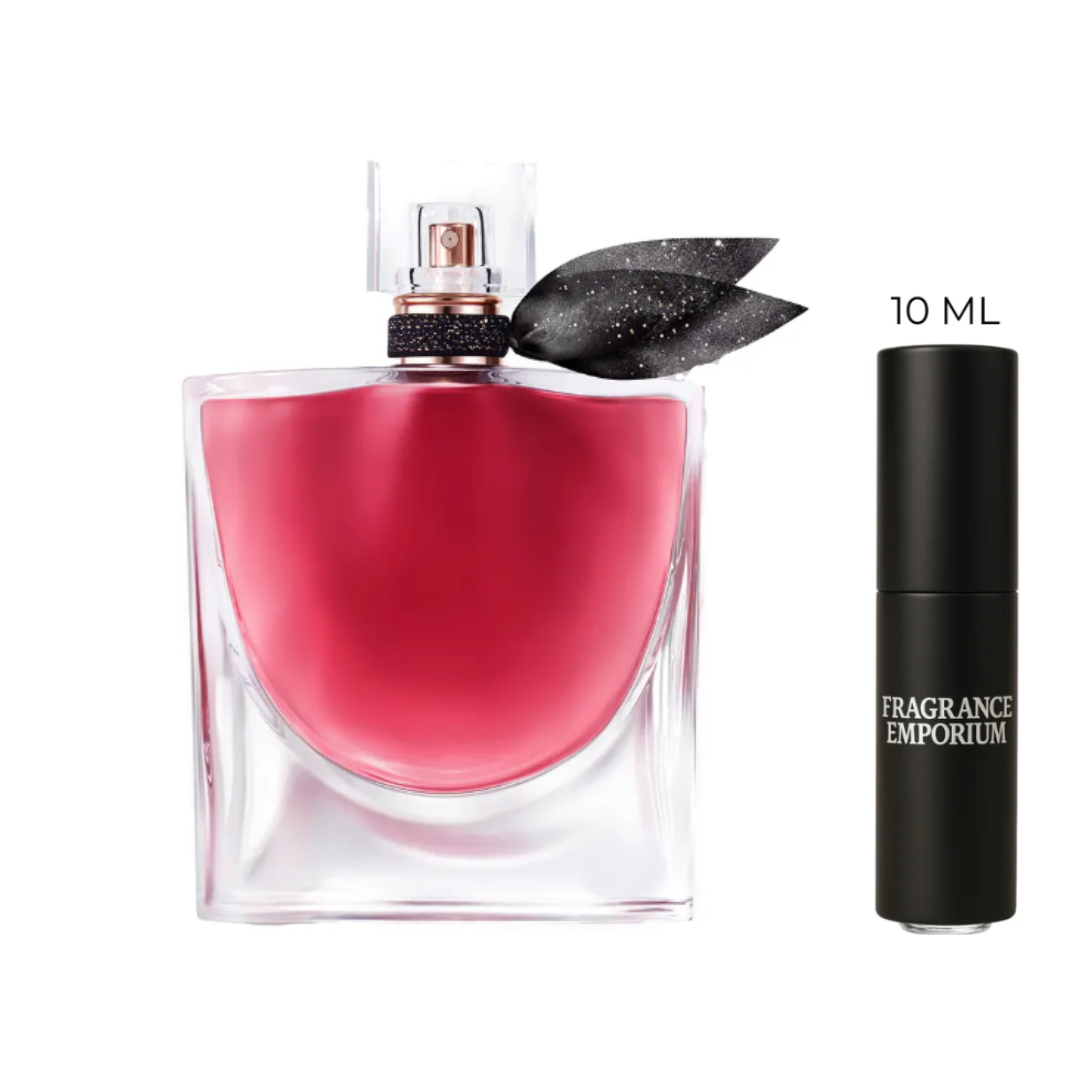 Lancôme La Vie est Belle L’Elixir perfume with premium decant sizes – sweet gourmand fragrance for evening wear