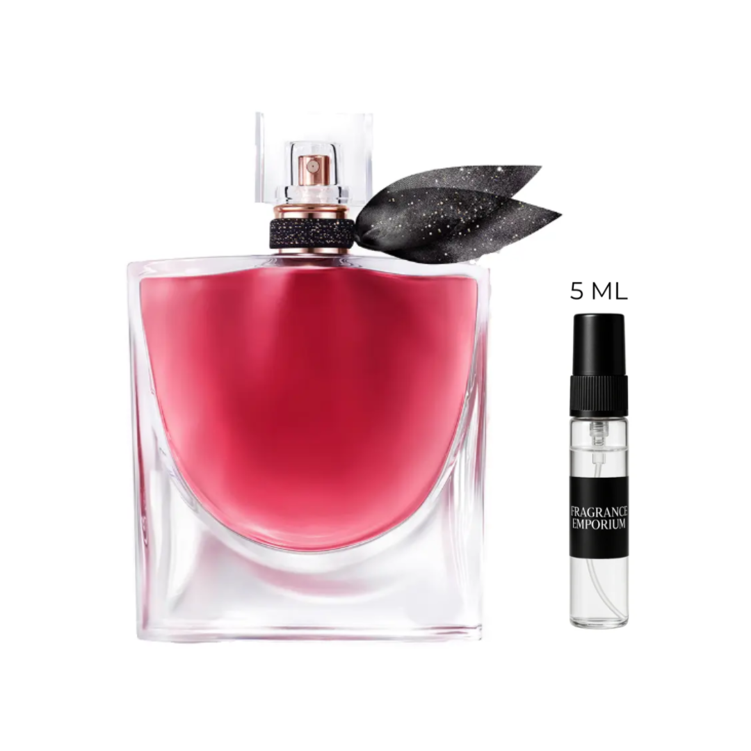 La Vie est Belle L’Elixir by Lancôme with sample spray – authentic floral gourmand perfume for women