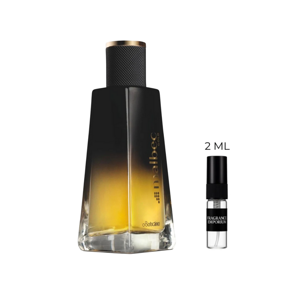 Malbec Gold Eau de Toilette sample 2ml decant with original bottle – Fragrance Emporium authentic men’s fragrance