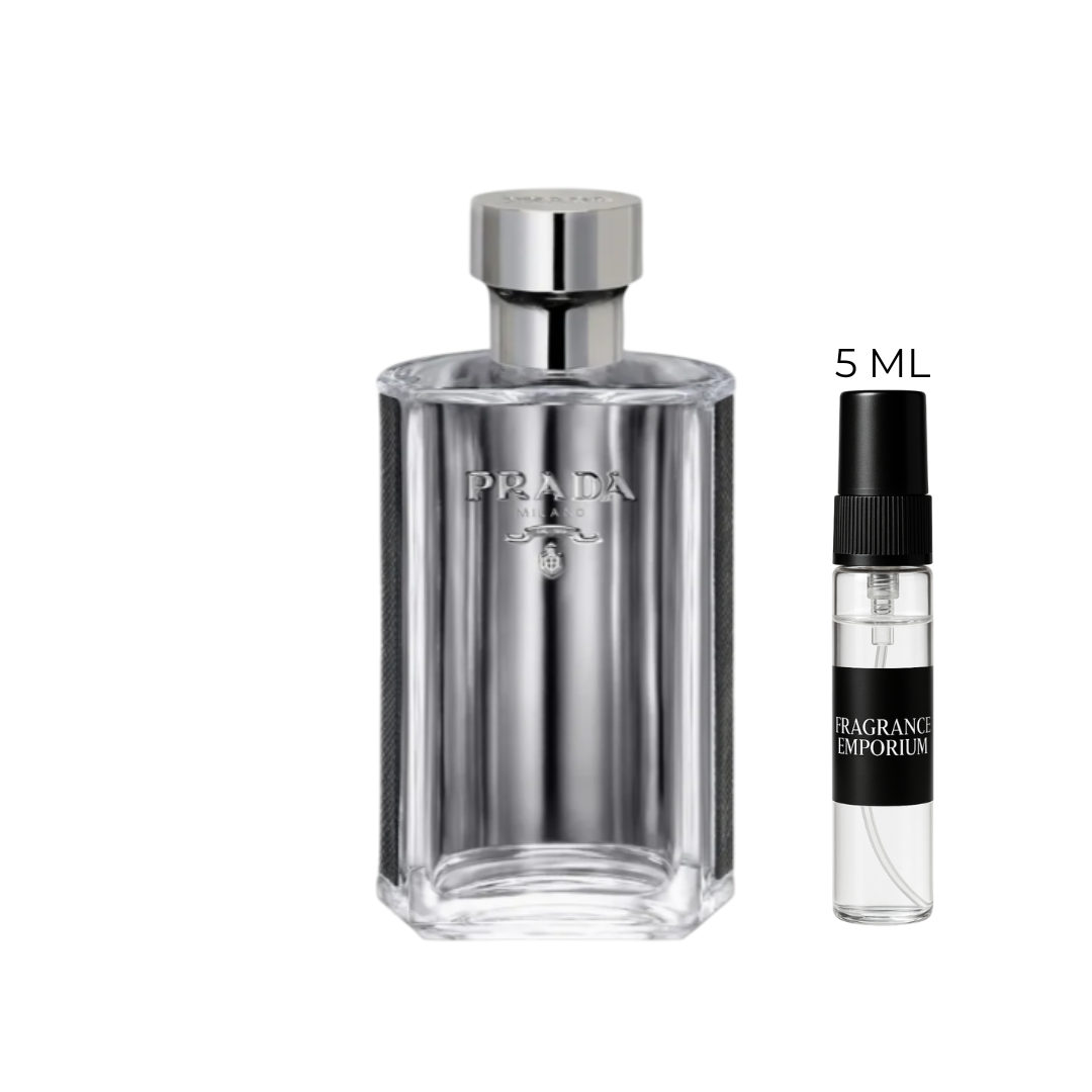 Prada L’Homme Eau de Toilette with 2ml decant sample – Fragrance Emporium premium men’s fragrance discovery