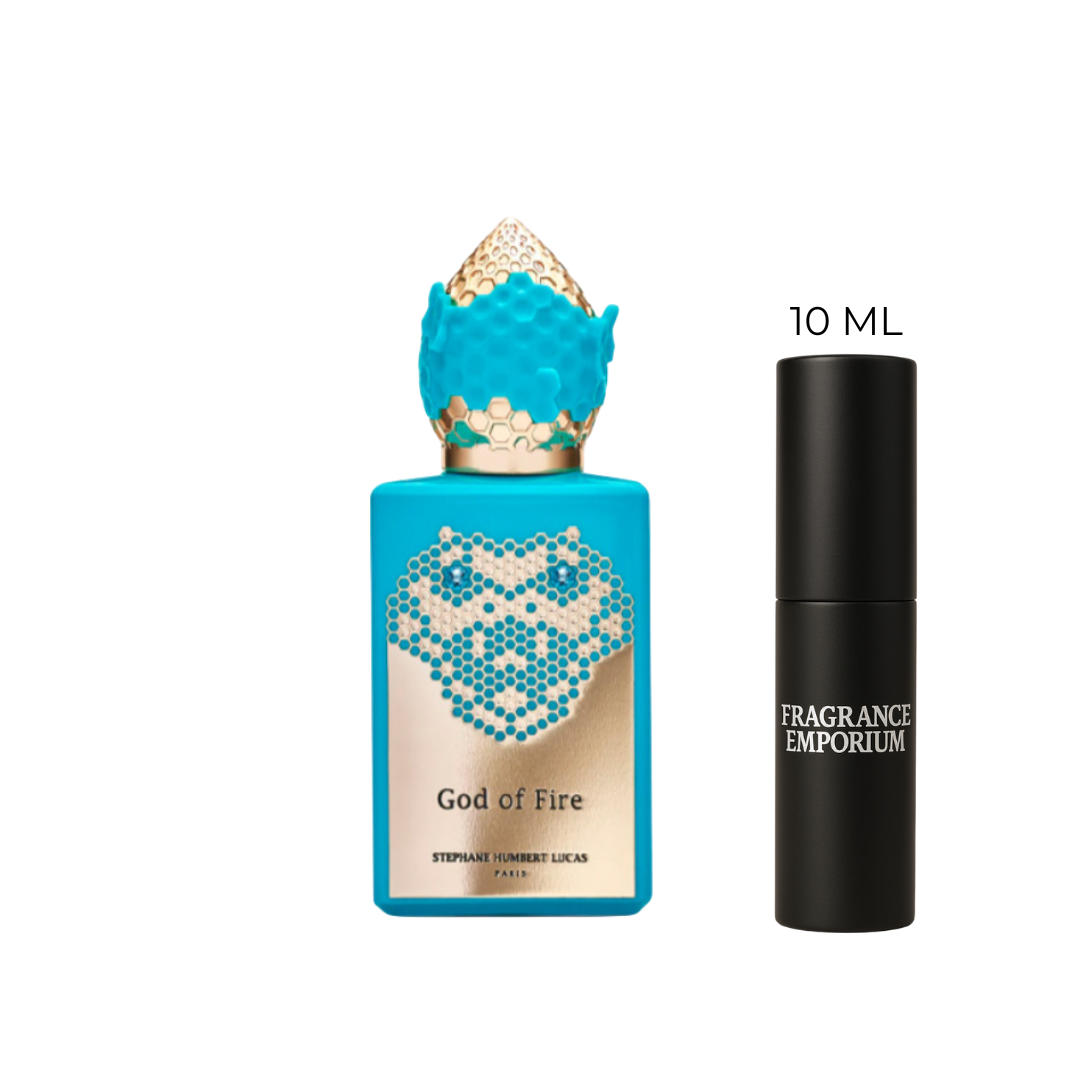 God of Fire EDP by Stéphane Humbert Lucas with premium decant samples – authentic fragrance from Fragrance Emporium