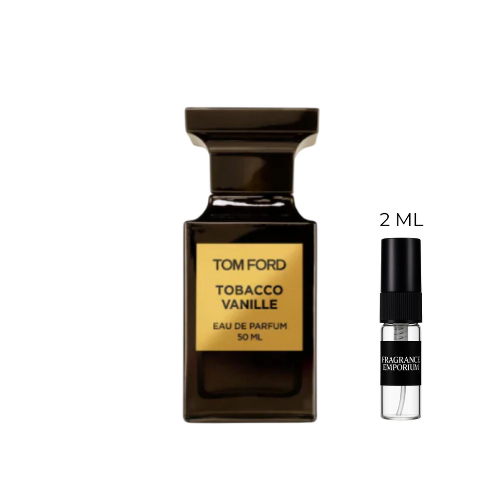 Tom Ford Tobacco Vanille Eau de Parfum bottle with 2ml sample decant – authentic niche fragrance by Fragrance Emporium