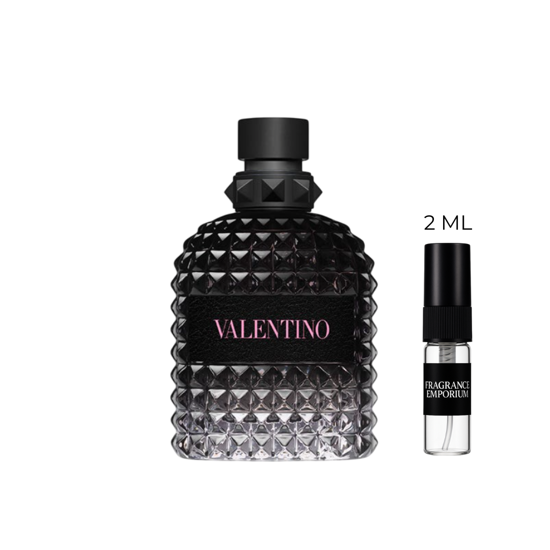 Valentino Uomo Born in Roma Eau de Toilette sample 2ml decant with original bottle – Fragrance Emporium authentic men’s fragrance