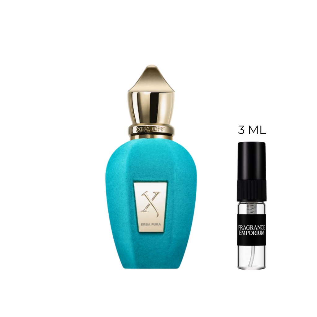 Xerjoff Erba Pura Eau de Parfum bottle – vibrant Mediterranean citrus and fruity signature scent